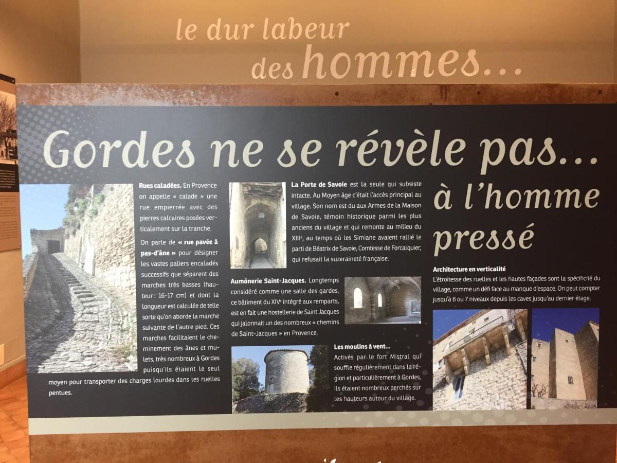 Apartamento Chez Marius Gordes Vue panoramique sur luberon Exterior foto